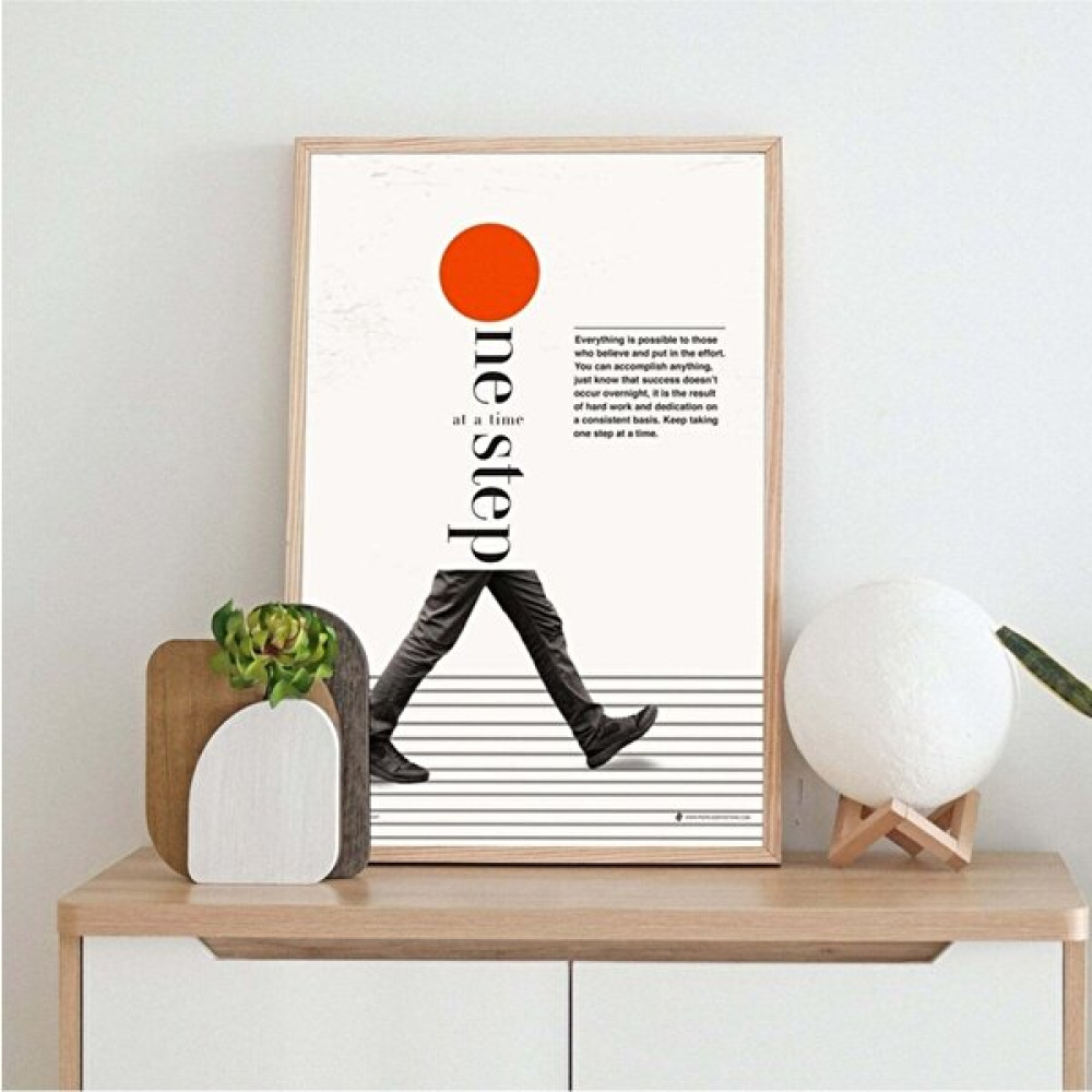 Minimal Reklam Dijital One Step Çerçevesiz Poster/afiş - 70x100 cm - Renkli Poster Fiyatı