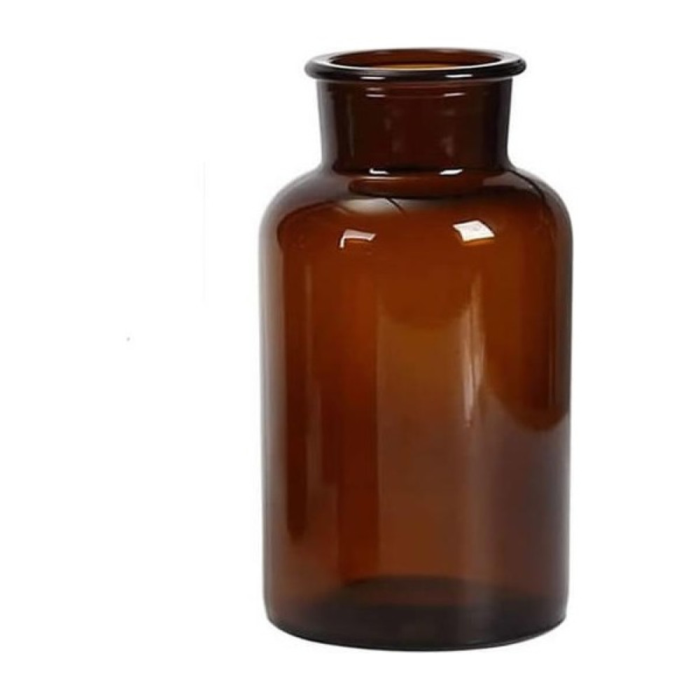 Miniminti Amber Yazısız Cam Vazo - 250ML - Kahverengi Vazo Fiyatı
