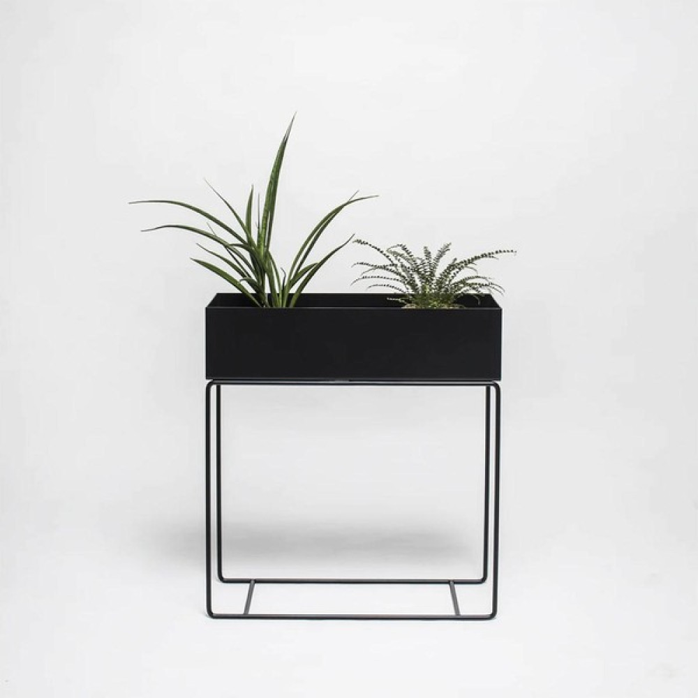 Miniminti Siyah Metal Saksılık - Plant Box Saksı ve Aksesuarları Fiyatı