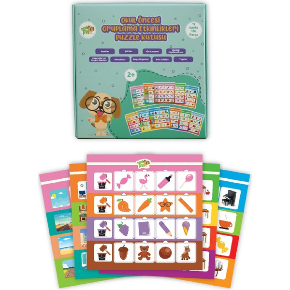 Minipoi Okul Öncesi Gruplama Etkinlikleri Puzzle Kutusu Çocuk Oyuncağı Fiyatı