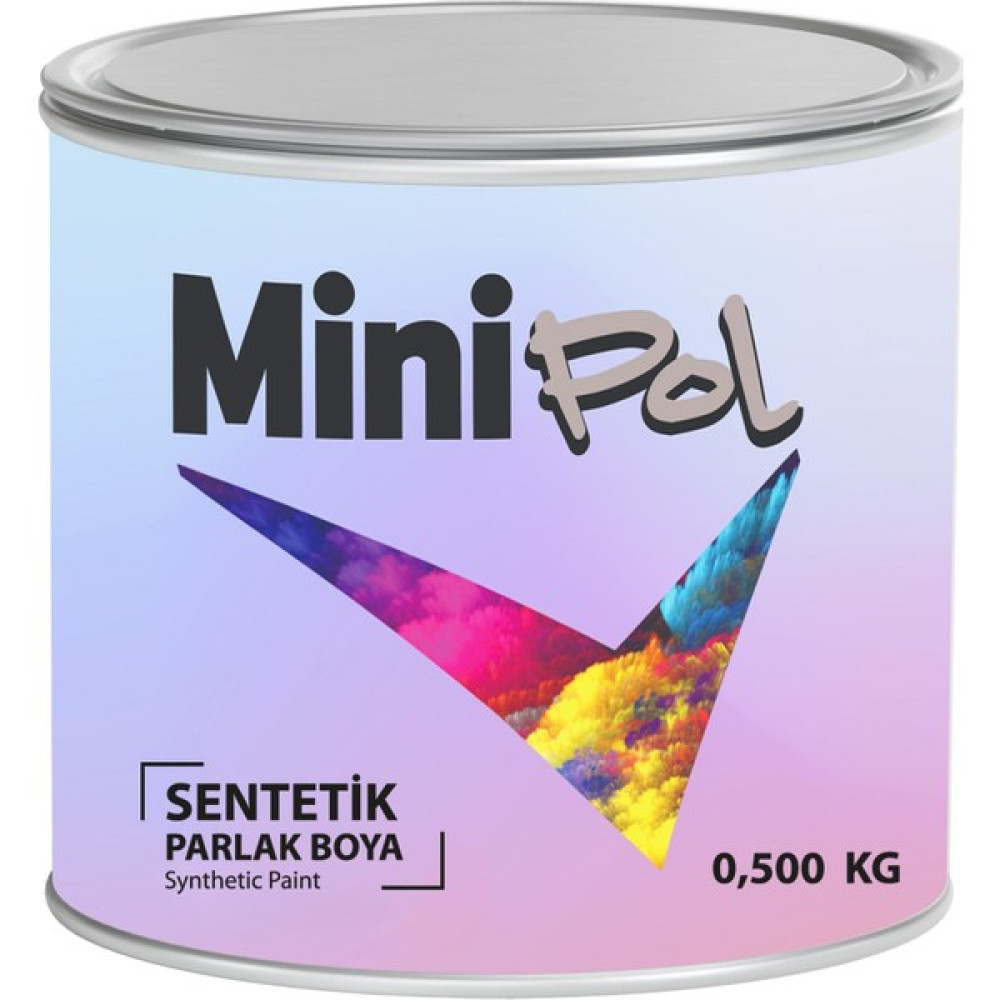 Minipol Sentetik Yağlı Boya Ahşap Metal Boyaları 500 gr - Beyaz İç Cephe Duvar Boyası Fiyatı