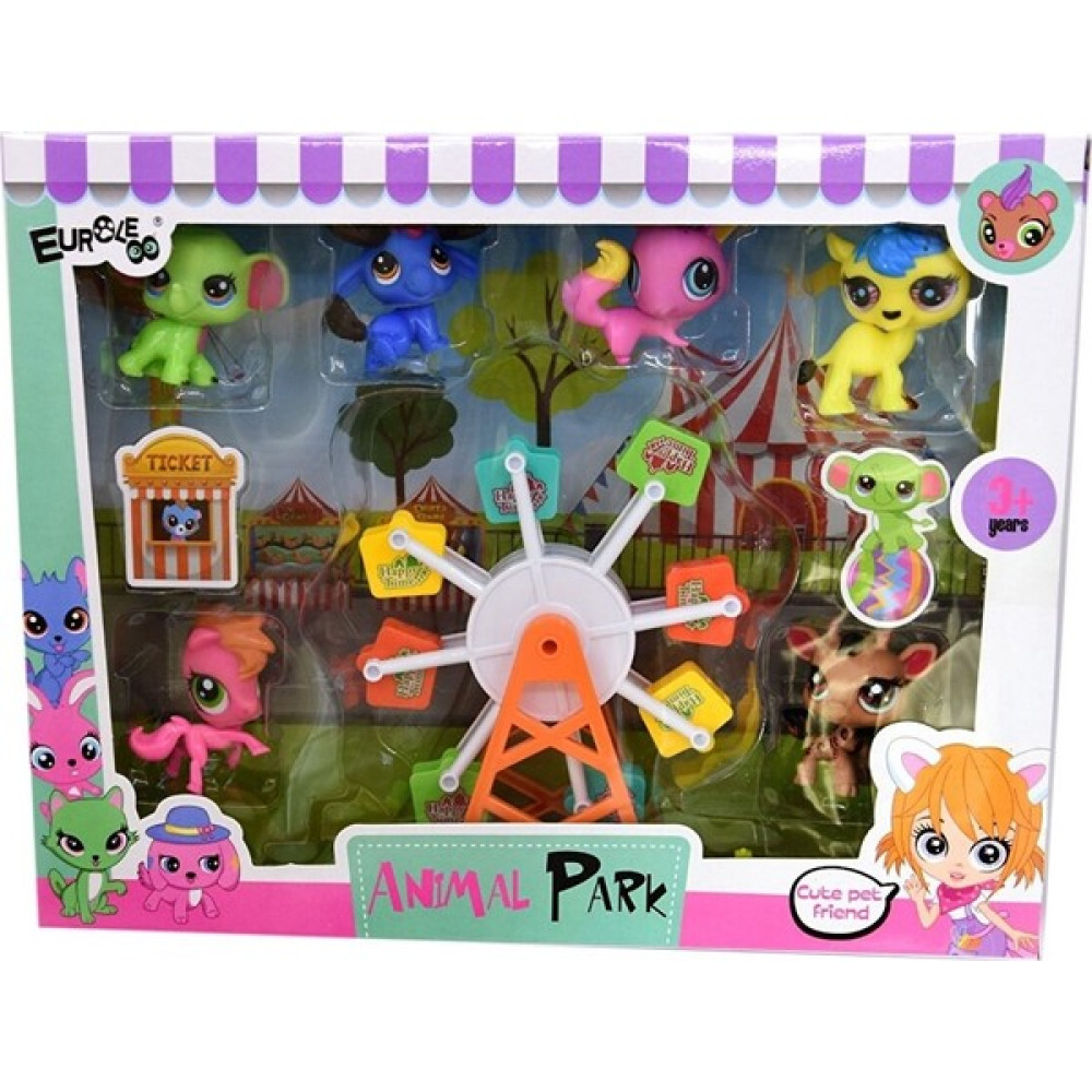 Miniş Dönme Dolaplı Minişler Animal Park Oyuncak Figür Set Oyuncak Fiyatı
