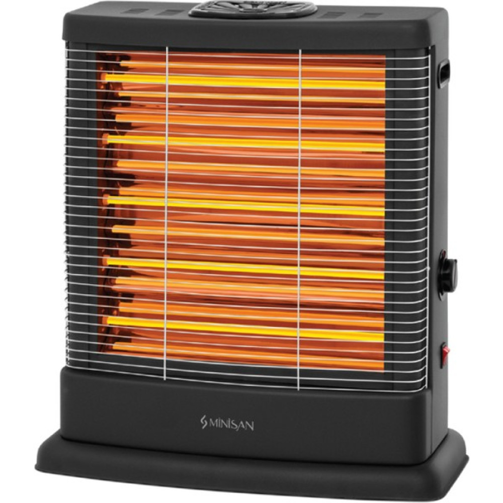 Minisan Maxi 5 Çubuklu Elektrikli Soba Isıtıcı Termostatlı+Emniyetli Isıtıcılar Fiyatı