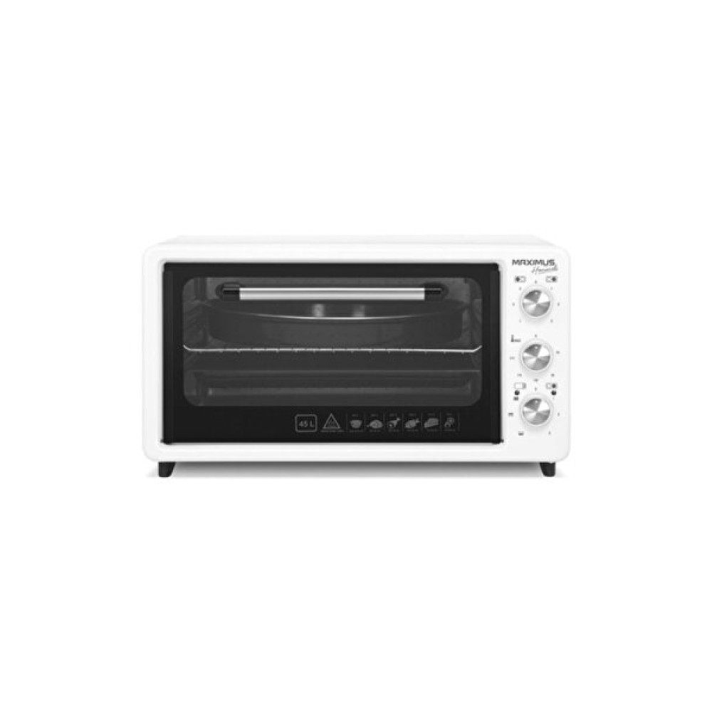 Mi̇ni̇san Maximus 2002 45 L Fanlı Beyaz Midi Fırın Mini / Midi Fırınlar Fiyatı