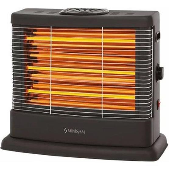 Minisan Midi MS-2100 2100 W 3 Kademeli Dikey Quartz Isıtıcı Isıtıcılar Fiyatı