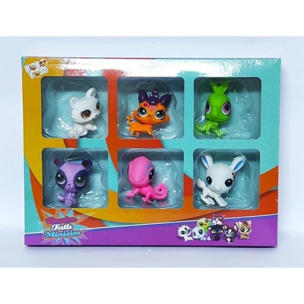 Minişler Pet Shop Benim Tatlı Minişim 6'lı Set Figür Oyuncak Minişler - Renkli Oyuncak Fiyatı