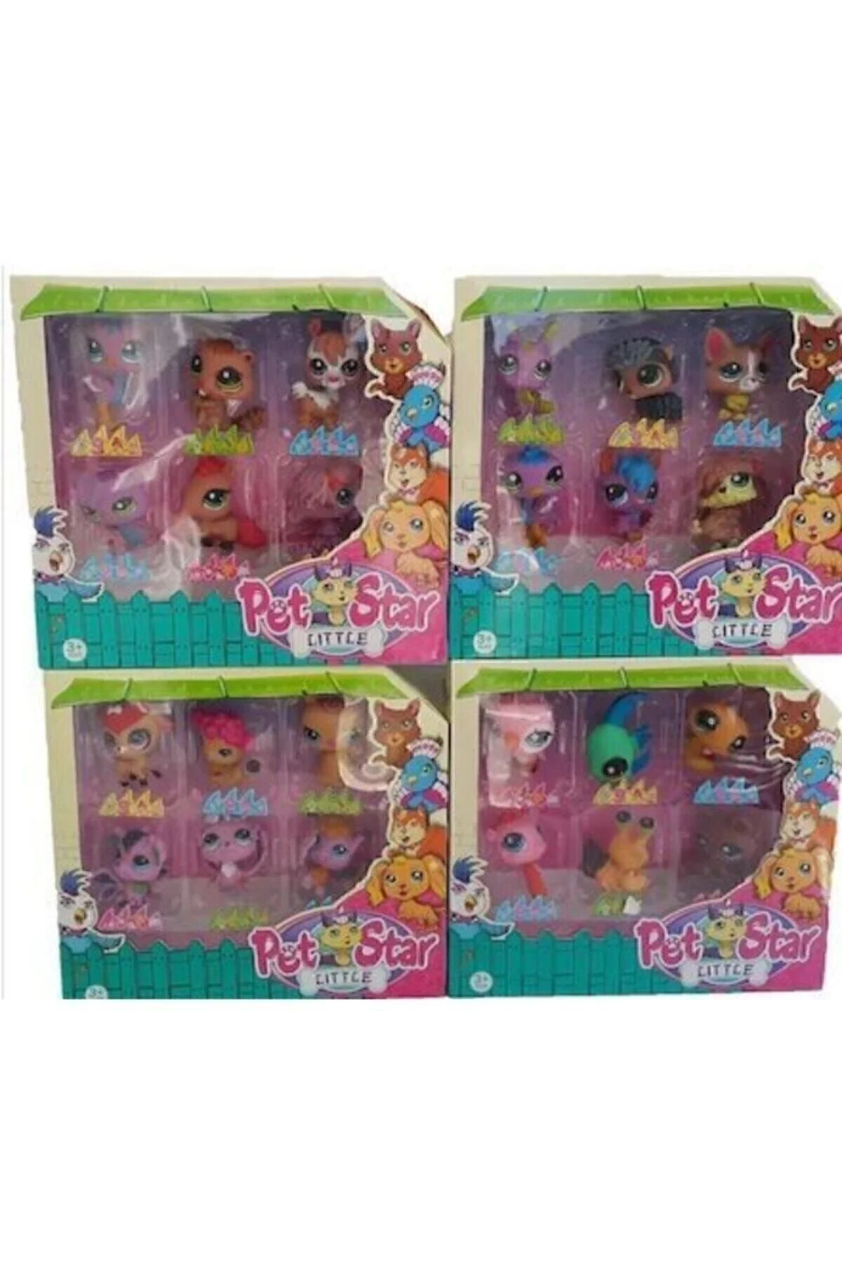 Minişler Pet Shop Littlest Pet Shop Neşeli Oyuncak Minişler 6lı Miniş Ailesi Oyuncak Pet Shop Miniş" Oyuncak Fiyatı