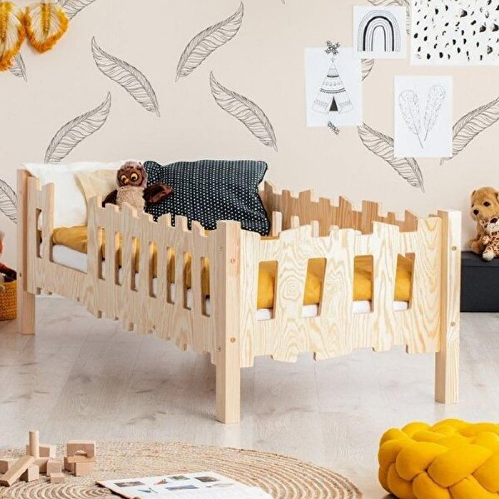 MiniWood Çam Yatak Montessori Bebek ve Çocuk Karyolası Jüpiter - 90 x 190 cm - Ahşap Karyola Fiyatı