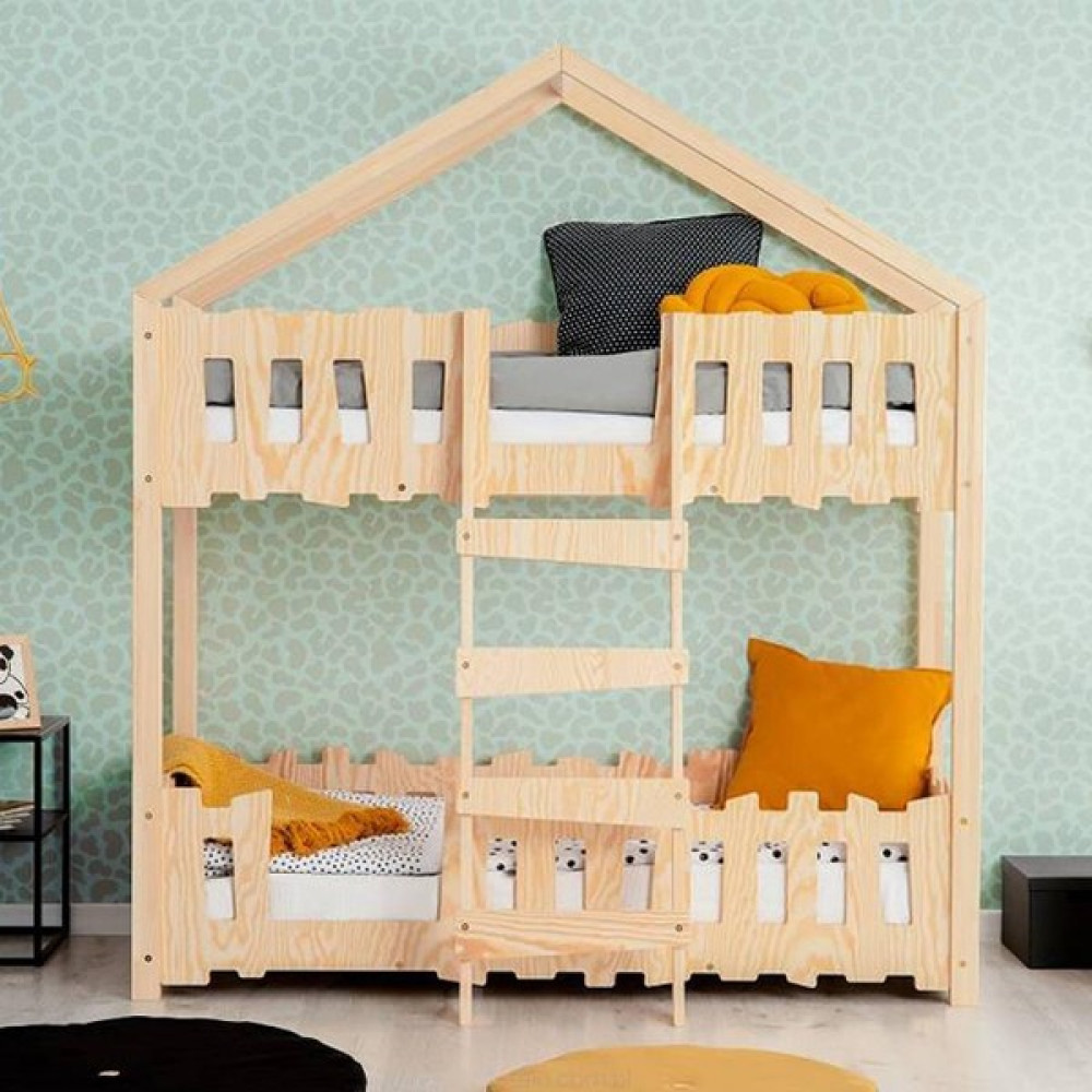 MiniWood Montessori Yatak Ranza Çocuk ve Bebek Karyola Mountain - 90 x 190 cm - Ahşap Ranza Fiyatı