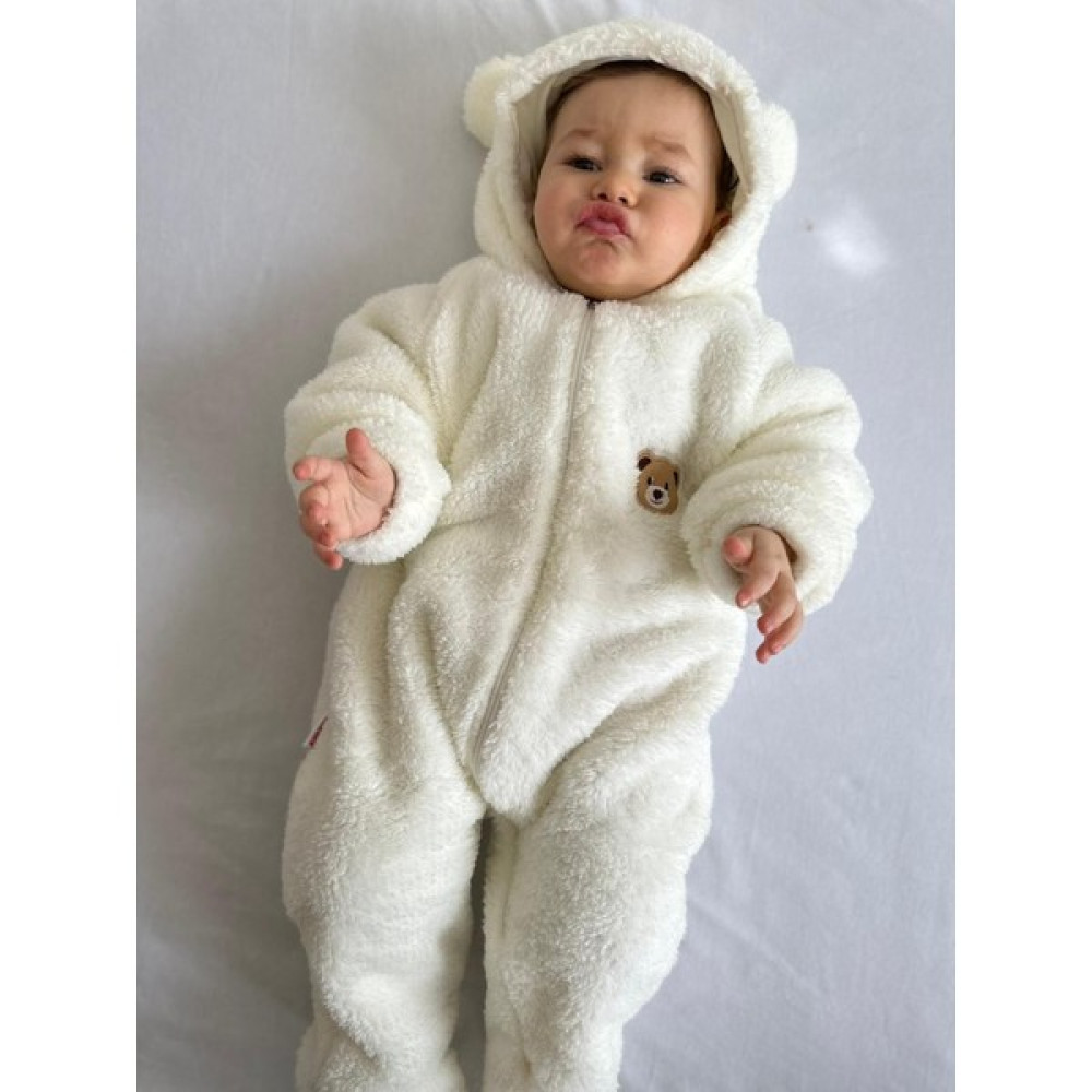 Minizade Wellsoft Peluş Fermuarlı Patikli Kışlık Bebek Uyku Tulumu Çocuk Tulumu Çocuk Kostümü Bebek Tulumu Fiyatı