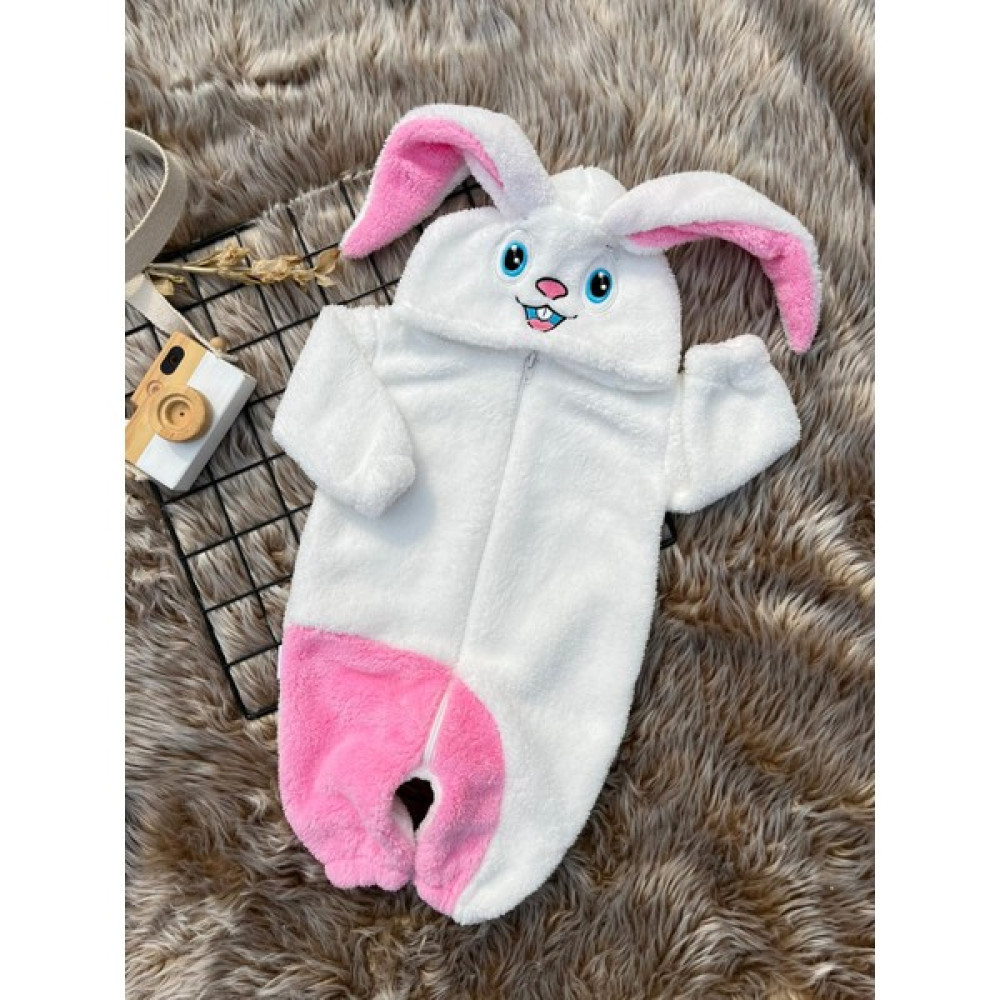 Minizade Welsoft Peluş Unisex Fermuarlı Kışlık Tavşan Bebek Uyku Tulumu Bebek Tulumu Fiyatı