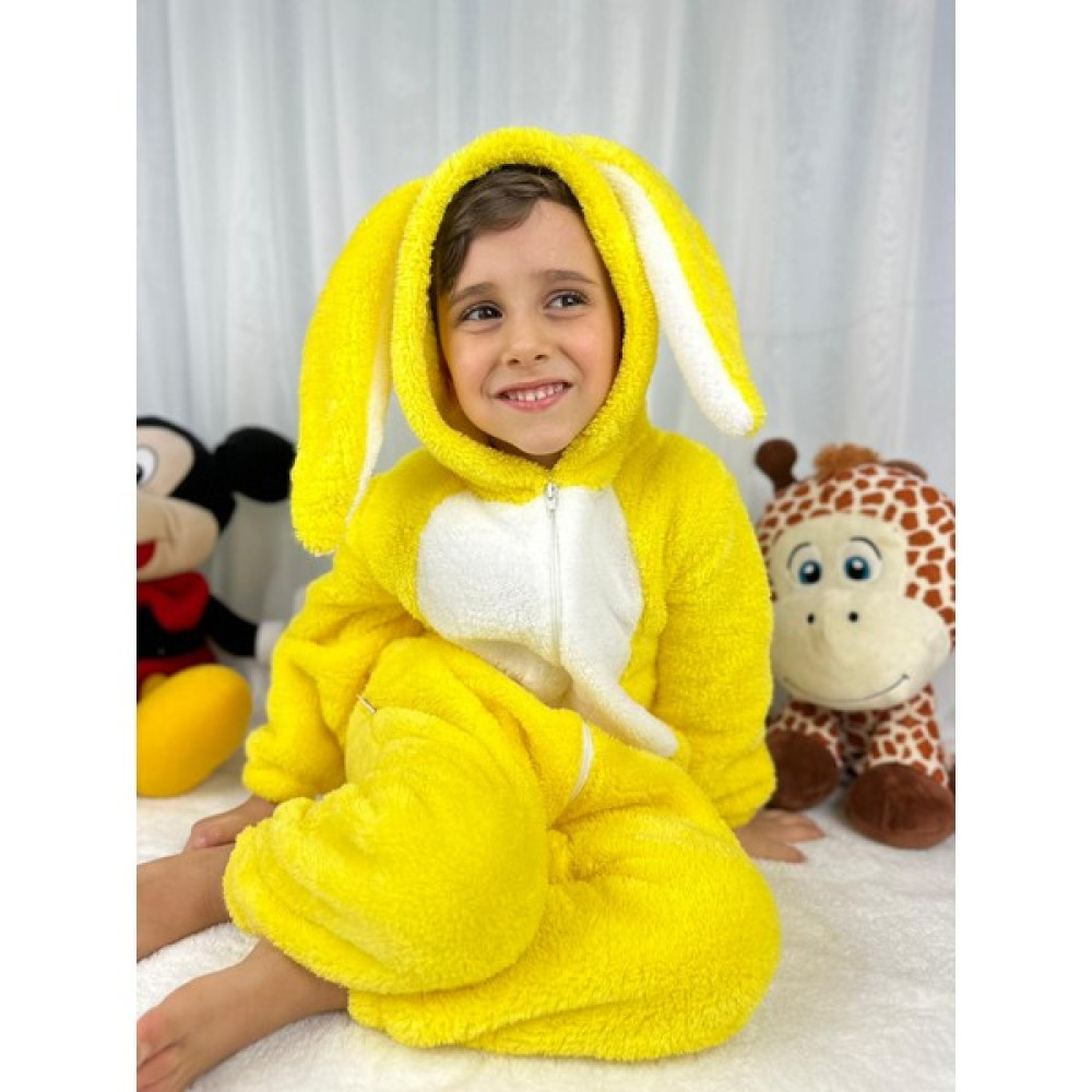 Minizade Welsoft Peluş Unisex Fermuarlı Kışlık Tavşan Çocuk Uyku Tulumu Erkek Çocuk Tulum Fiyatı