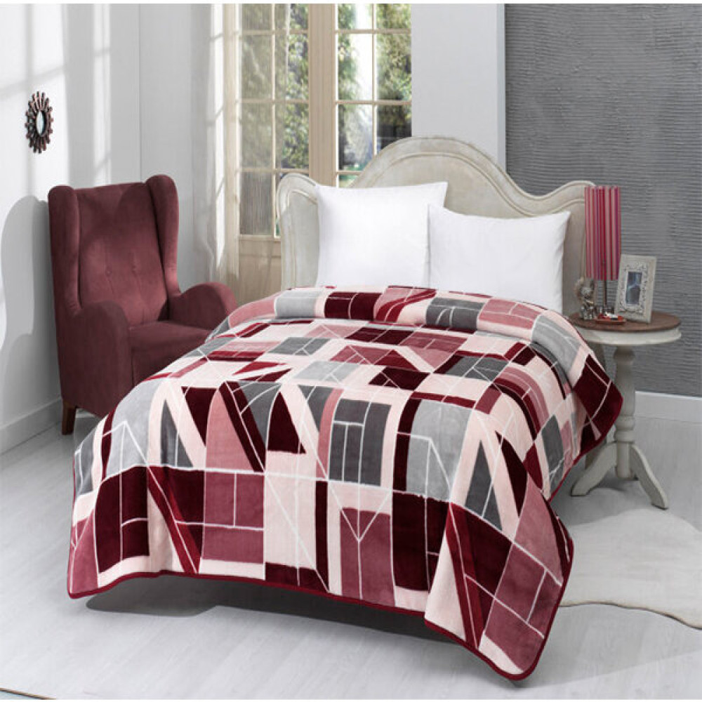 Mink Battaniye Lacasa 1098 Pembe Çift Kişilik - 200 x 240 cm Battaniye Fiyatı