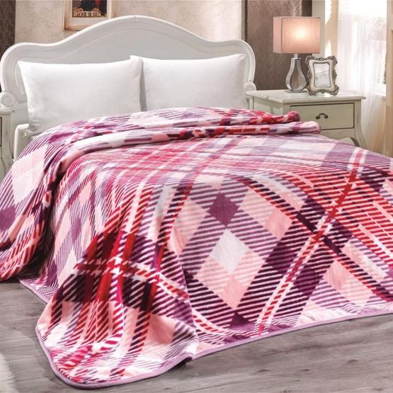 Mink Lacasa 1078 Pembe Tek Kişilik Battaniye