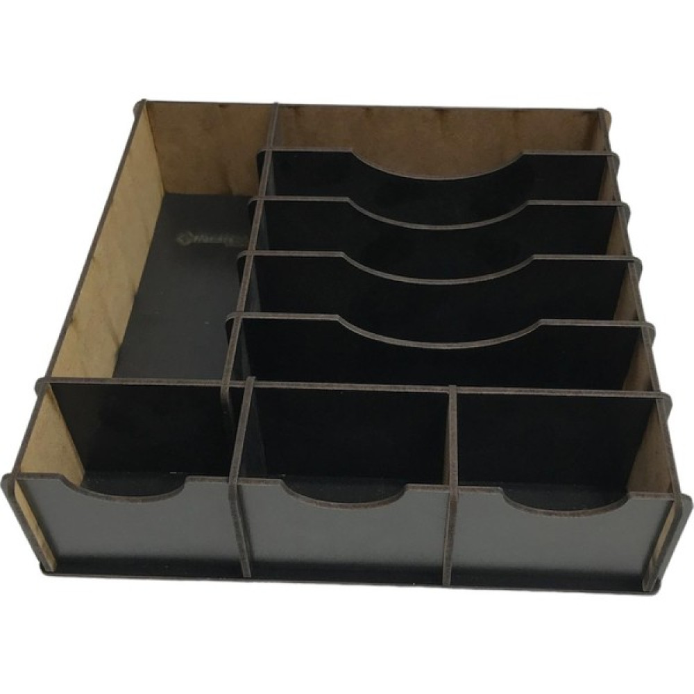 Minmax Çekmece Içi Ahşap Para Düzenleyici 25*25*6cm T429S Siyah - 25x25x6 cm Nalburiye & Hırdavat Fiyatı