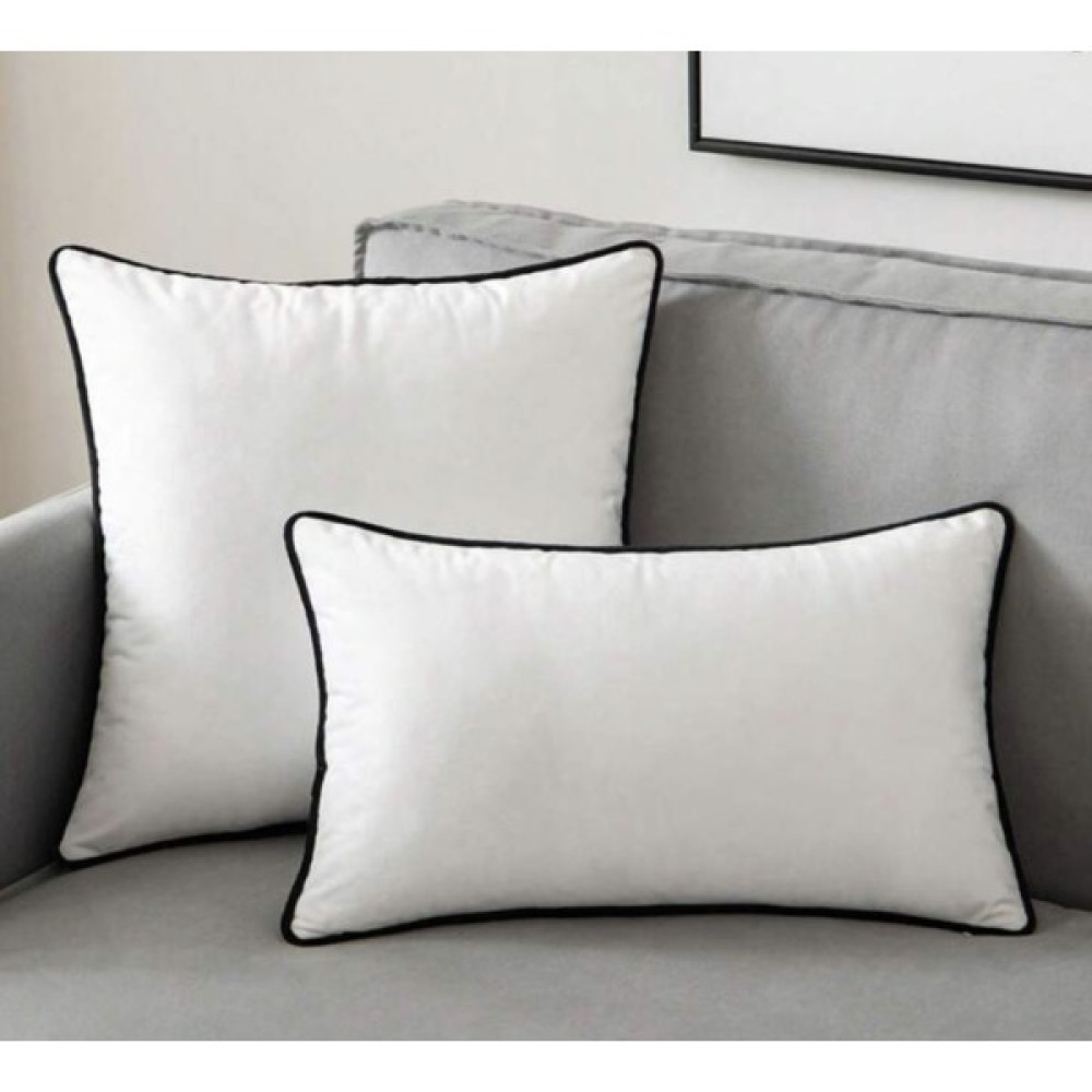 Minness Dekoratif Yastık & Kırlent 43 x 43 -Beyaz - Beyaz Kanepe & Çekyat Fiyatı