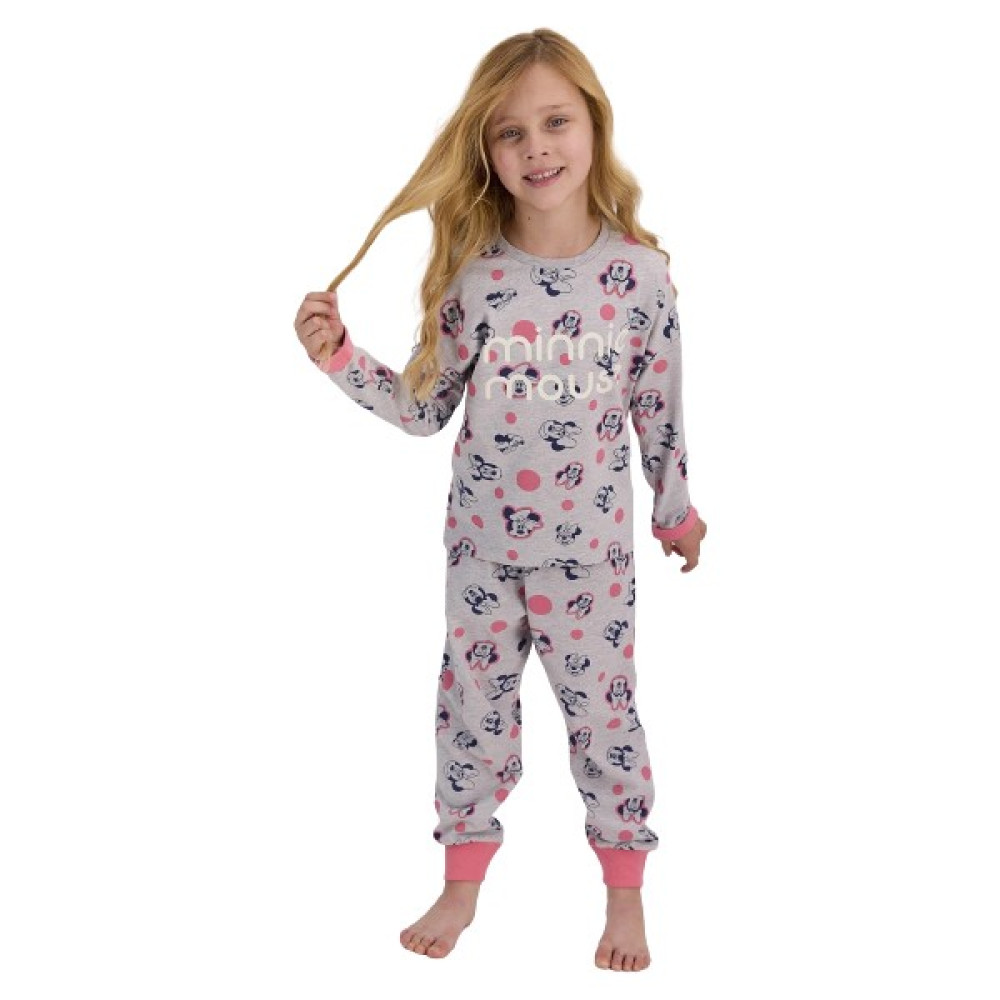 Mınnıe Mouse Kız Çocuk Pamuklu Uzun Kollu Takım 4600 Kız Çocuk Pijama Fiyatı