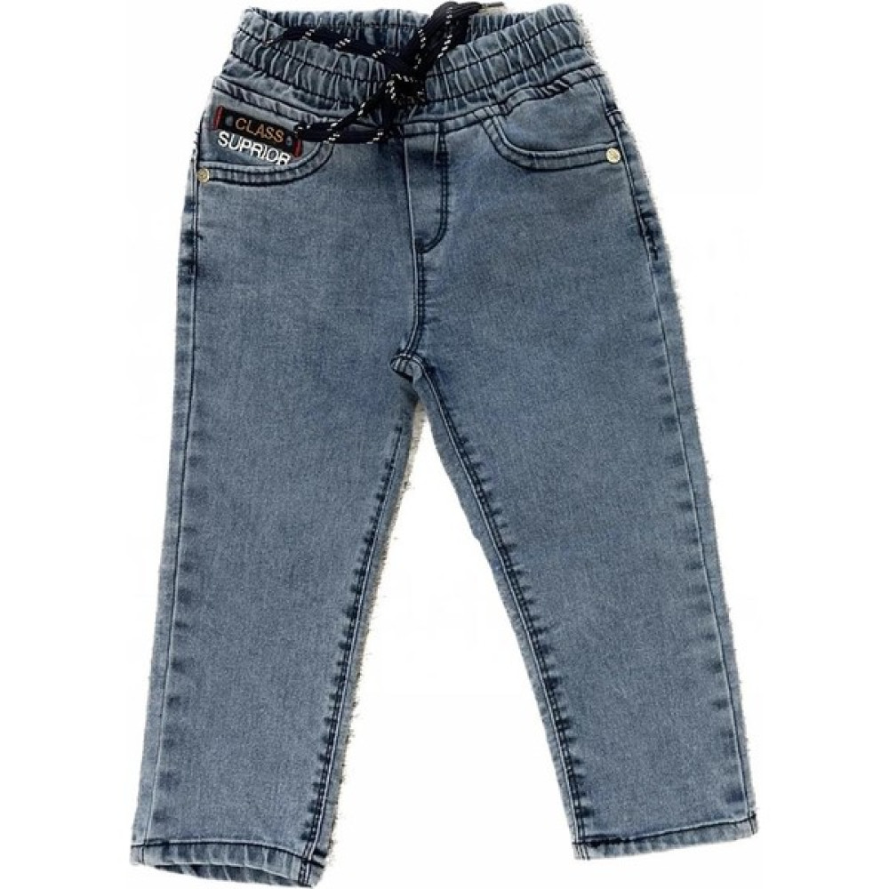 Minny Max Beli Komple Lastikli Kordonlu Erkek Çocuk Likralı Denim/kot Pantolon Erkek Çocuk Pantolon Fiyatı