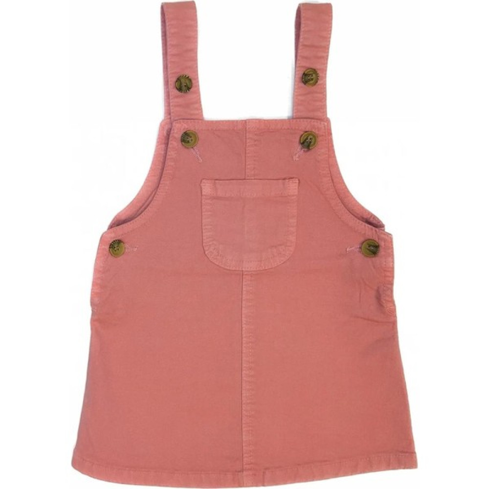 Minny Max Pembe Gabardin Kız Çocuk Askılı Elbise Kız Çocuk Elbise Fiyatı