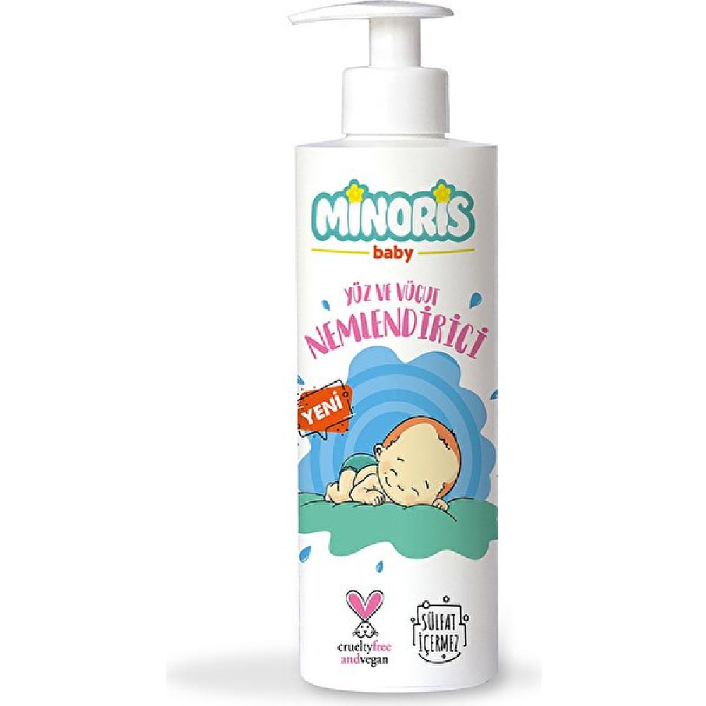 Minoris Baby Organik Bebek El Yüz ve Vücut Nemlendirici 200 ml Bebek Bakım Fiyatı