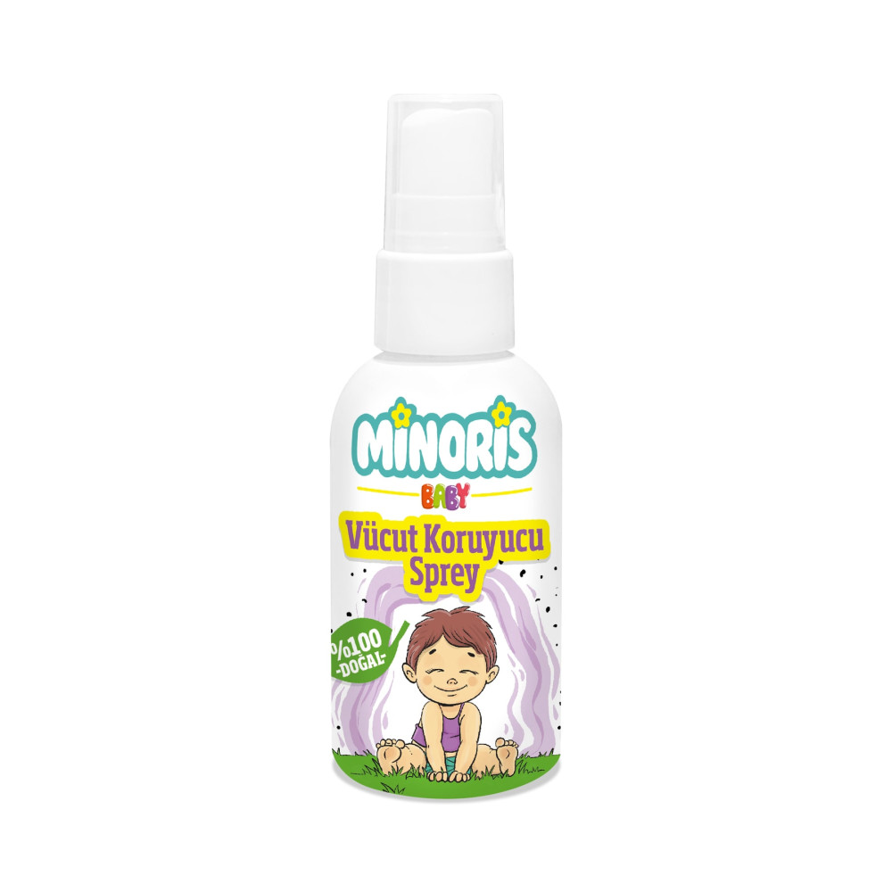 Minoris Baby Organik Vücut Koruyucu Sprey 100 ml Vegan Deterjan ve Temizlik Ürünleri Fiyatı