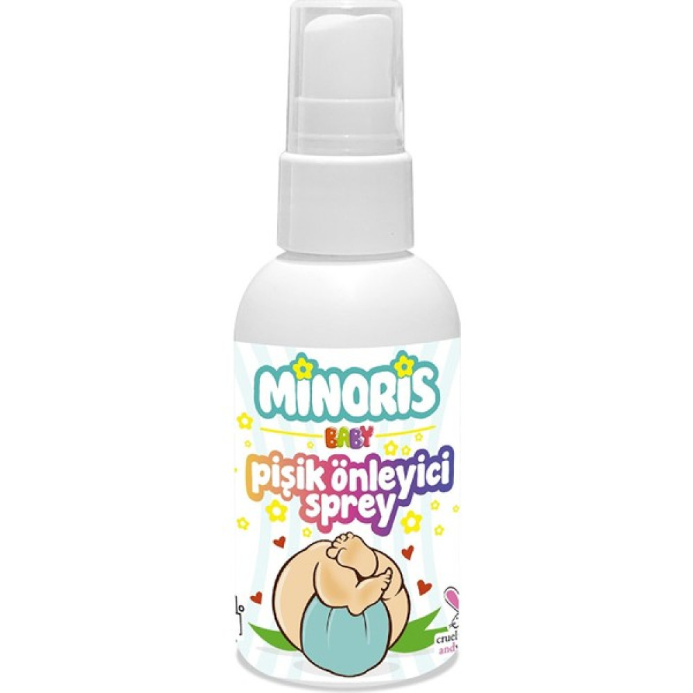 Minoris Baby Pişik Önleyici Sprey 100ML Parfümsüz, Vegan Pişik Önleyici Krem Fiyatı
