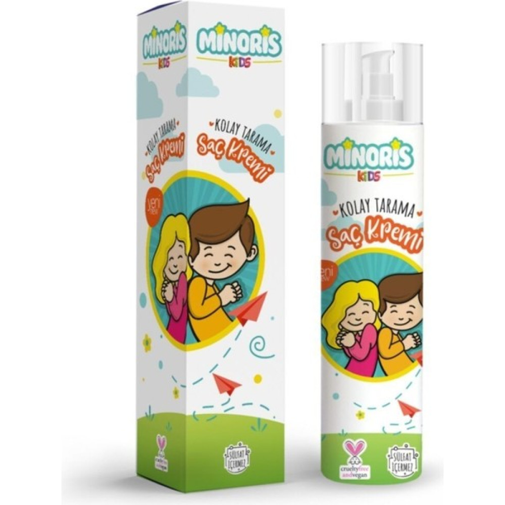 Minoris Kids Organik Kolay Tarama Saç Kremi - Şeffaf Bebek Şampuanı Fiyatı