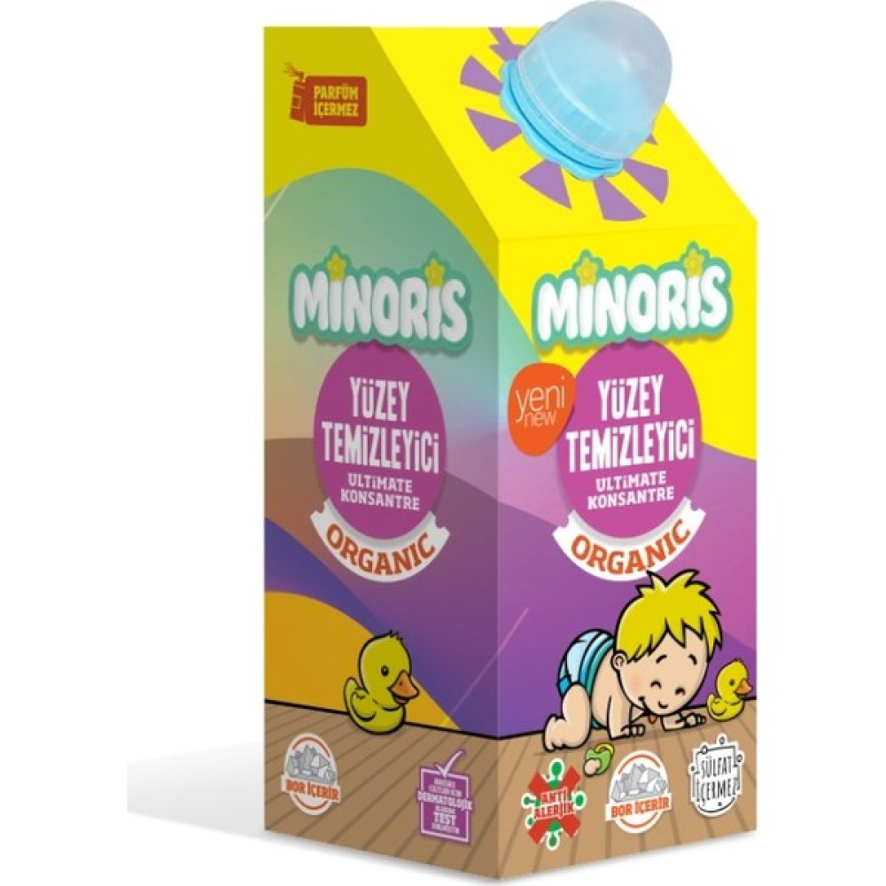 Minoris Organik Antialerjik Yüzey Temizleyici Ultimate Konsantre 100 kullanım Parlatıcı ve Temizleyiciler Fiyatı