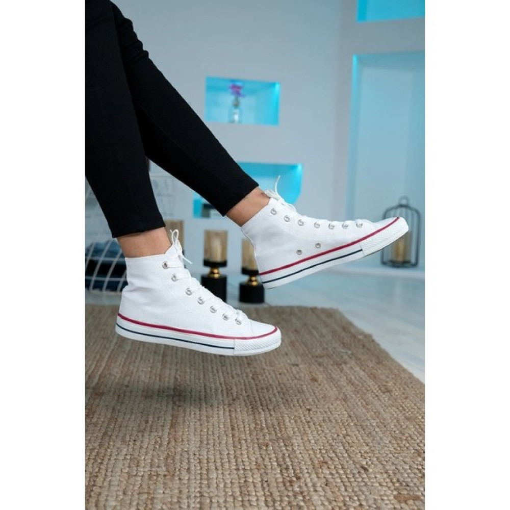 Minorista Beyaz Keten Cnv Sneaker Spor Ayakabı Spor Ayakkabı Fiyatı