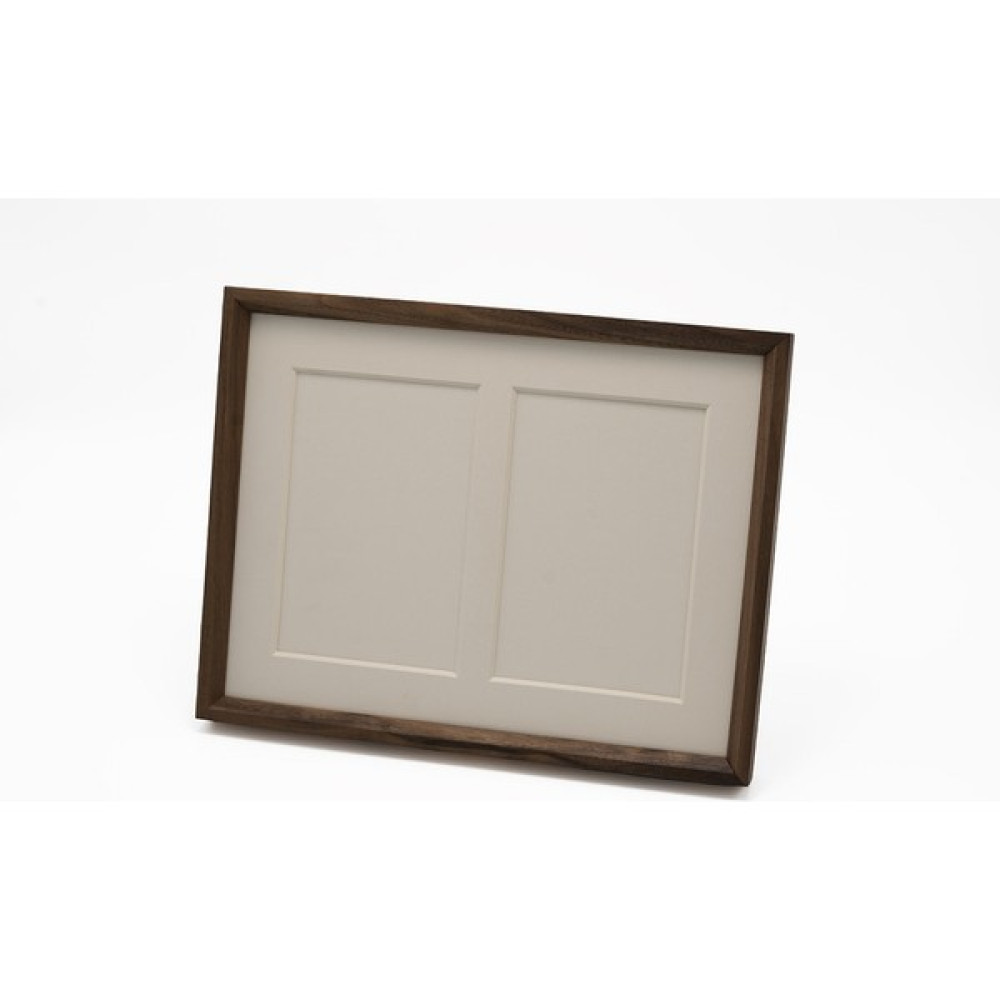Mintjoli Çift Fotoğraf Çerçevesi 6x4 Inç, Kağıt Paspaslı Siyah Ceviz Çerçeve 2 Resim Tutar 15X10CM, Ahşap Aile Çerçevesi Duvara Asmak ve Masa Üstü ... Resim & Fotoğraf Çerçevesi Fiyatı