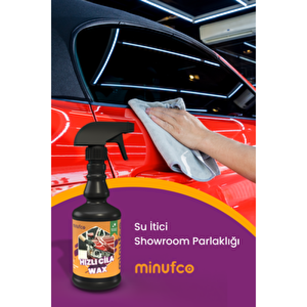 Minufco 500ml Oto Su Kaydırıcı Hızlı Cila Sprey Oto Bakım & Yenileme Ürünleri Fiyatı