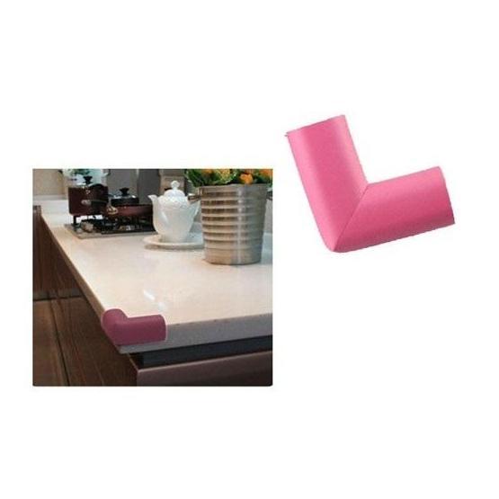 Miny Baby 4 Adet Pembe Kauçuk Köşe Koruyucu