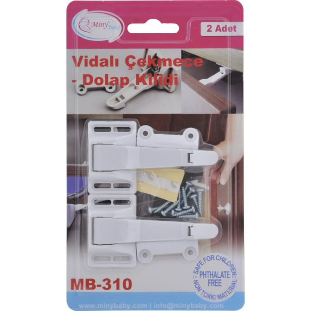 Miny Baby - Vidalı Çekmece - Dolap kilidi Bebek Güvenlik Fiyatı