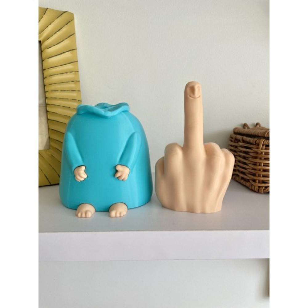 Minyatür Bahçem Mr. Nice Guy Gizlenmiş Orta Parmak Figürü Oyuncak Fiyatı