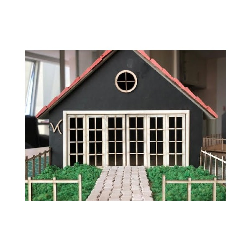 Minyatür Tuğla Çiftlik Evi Paketi (Maket Projesi Başlangıç Paketi) - 294 Parça - Kırmızı Maket Fiyatı