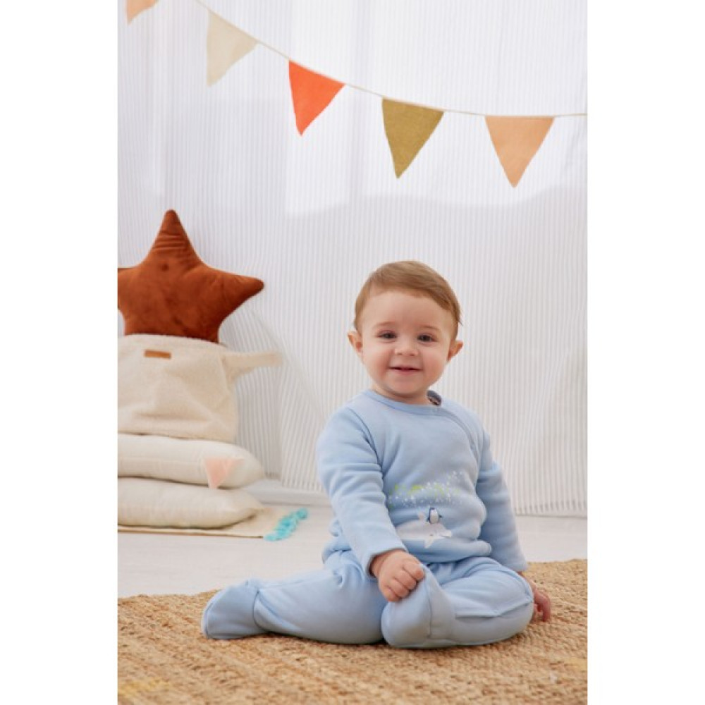 Minycenter Erkek Bebek Uyku Tulumu Mavi Bebek Tulumu Fiyatı