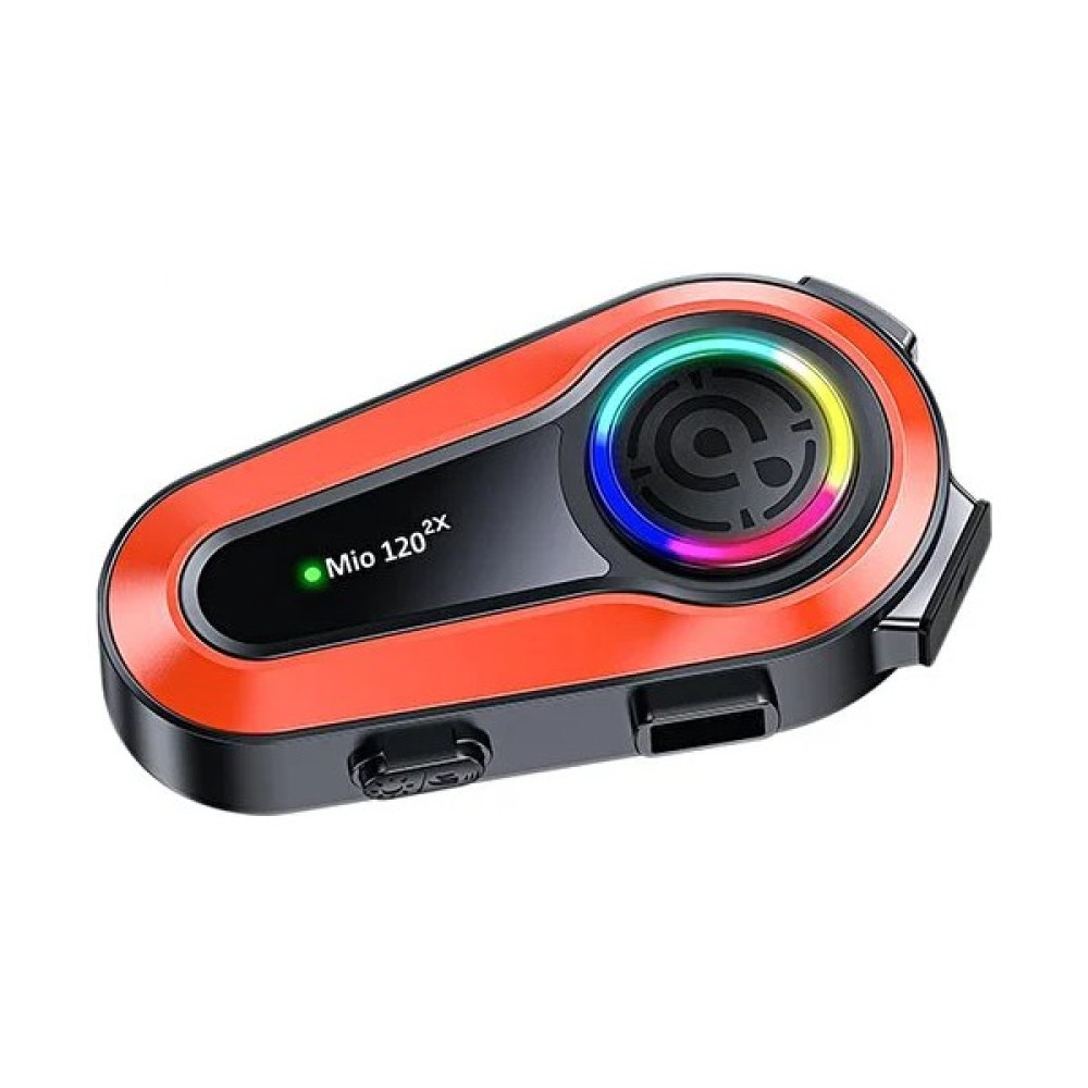 Mioji Mio 120 2x RGB 1000mAh IPX6 1500m 2 Kişilik Kask Intercom Motosiklet Bluetooth Kulaklık Motorsiklet Aksesuarları Fiyatı