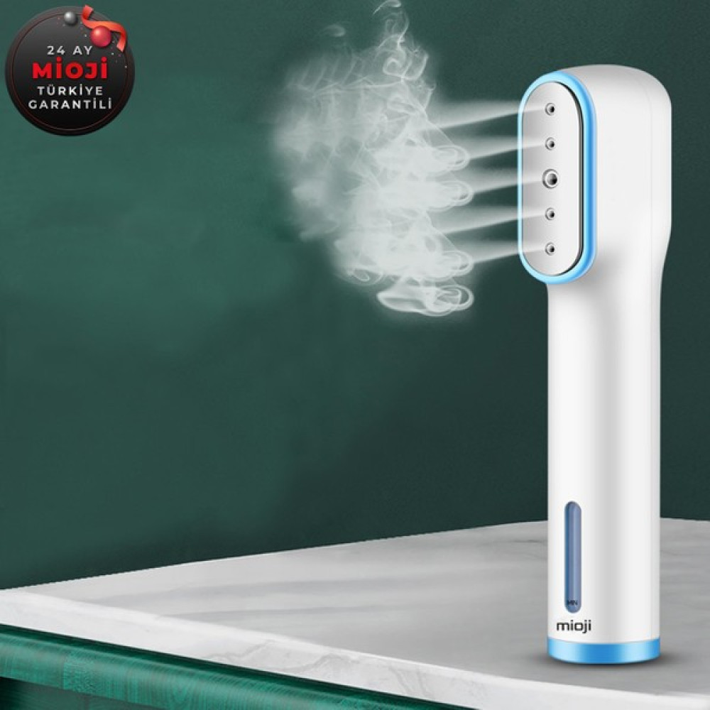 Mioji Mio X10SM 1200W Taşınabilir Ütü Güçlü Buharlı Kırışık Giderici - Mavi Ütüler Fiyatı