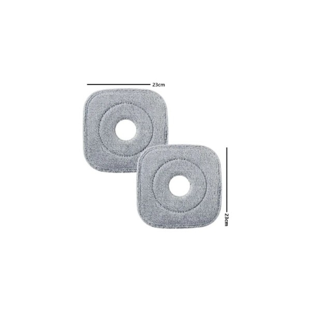 Miomi Spinner Mop Kıl ve Tüyleri Toplayan Özel Plastik Ipli Kare Microfiber Yedek Paspas 2 Adet Temizlik Malzemeleri Fiyatı