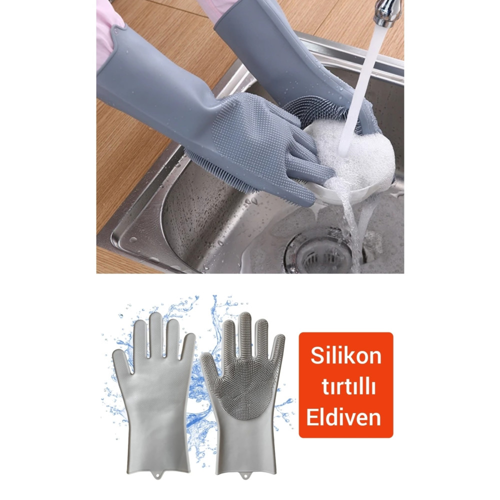 Miomi Tırtıklı Sihirli Silikon Bulaşık Eldiveni Ev Temizliği Fiyatı
