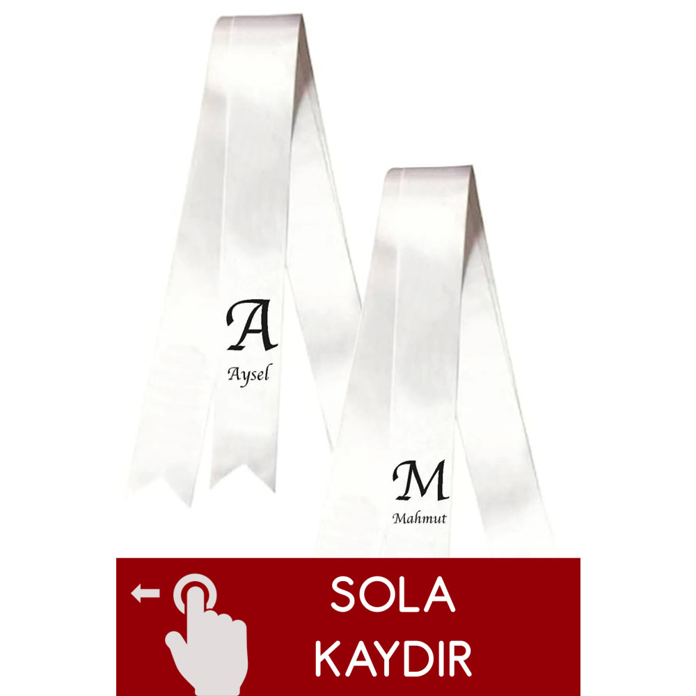Miomundo Nişan Düğün Gelin Damat Takı Kurdelesi Tören Kurdelesi Saten Beyaz Kurdele Yaş Günü & Parti Fiyatı
