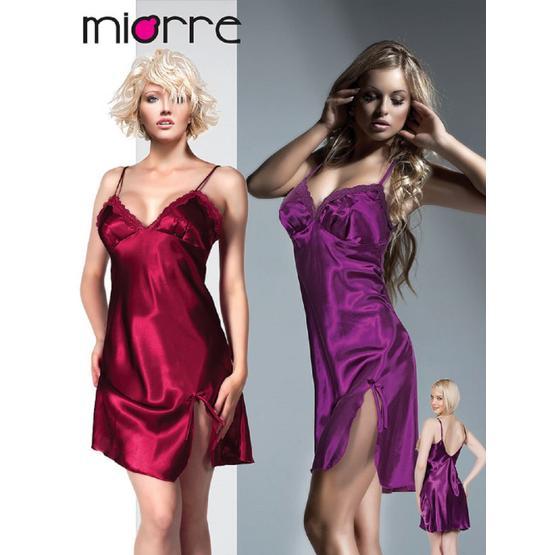 Miorre 001-018052 Mor Saten Gecelik