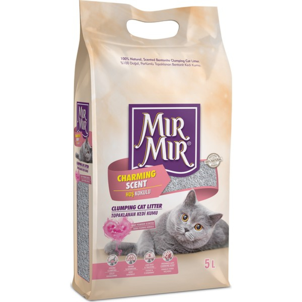 Mır Mır Bentonite BEBEK PUDRASI Kokulu Kedi Kumu 5lt Evcil Hayvan Ürünleri Fiyatı