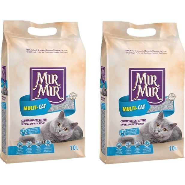 Mır mır Multicat Topaklanan Kedi Kumu 2 x 10 Lt Evcil Hayvan Ürünleri Fiyatı