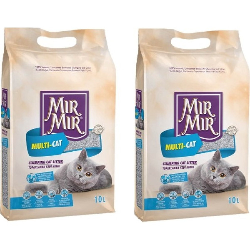 Mır mır Multicat Topaklanan Kedi Kumu 2 x 10 Lt Evcil Hayvan Ürünleri Fiyatı