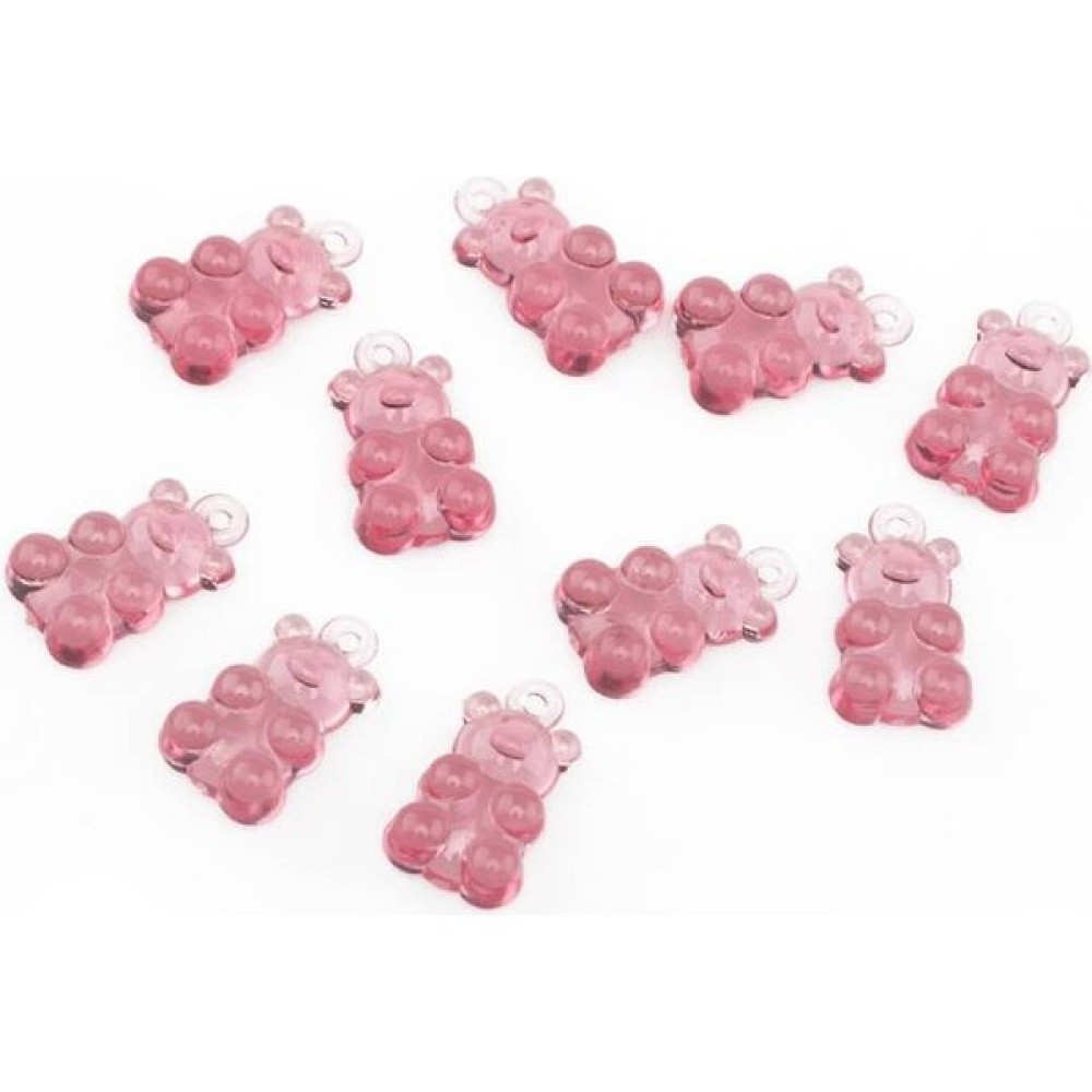 Mir Plastik Jelibon Ayıcık Boncuk Pembe 10 Adet Oto Boyaları Fiyatı