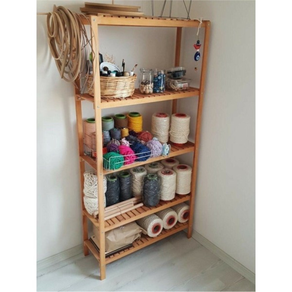 Mira Ahşap, Ahşap Stand, Çiçeklik, Saksılık, Raf, Dolap, 160x80x25cm Gardrop & Dolap Fiyatı