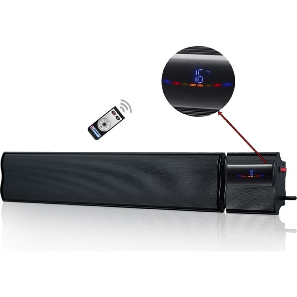 Mira Elektrikli Radyant Isıtıcı 2400 Watt, Işıksız, Termostatl, Kumandalı Isıtıcılar Fiyatı