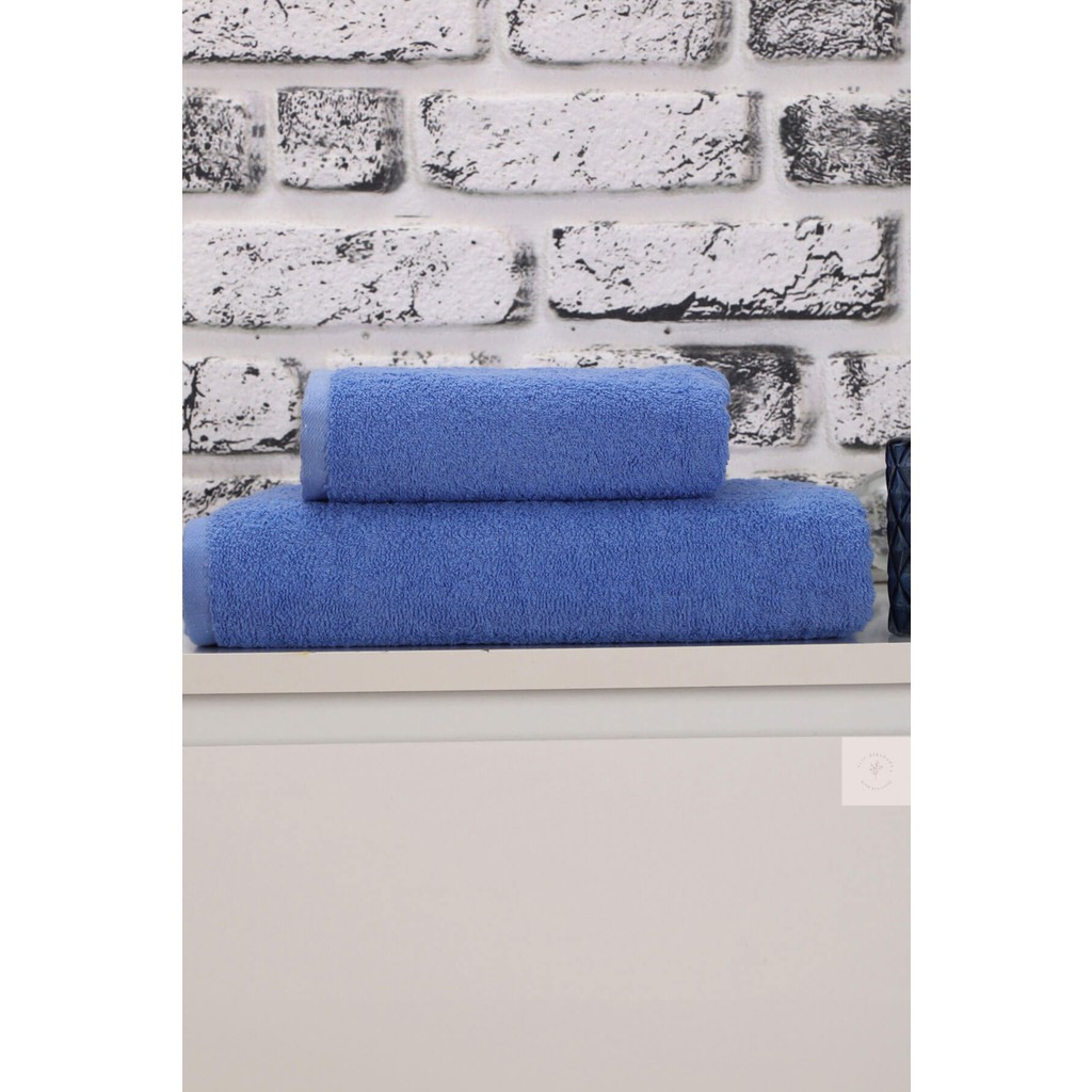 Mira Home 2 Parça Kadın / Erkek Banyo Duş Hamam Havlu Seti 90X150 cm Pamuklu - Mavi - 90 x 150 cm El / Yüz Havlusu Fiyatı