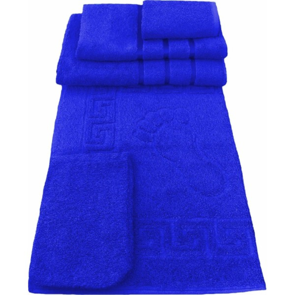 Mira Home 5 Parça Banyo Havlusu Seti Pamuklu Hamam Duş Havlu Takımı - Mavi - 70 x 140 cm Banyo Havlusu Fiyatı
